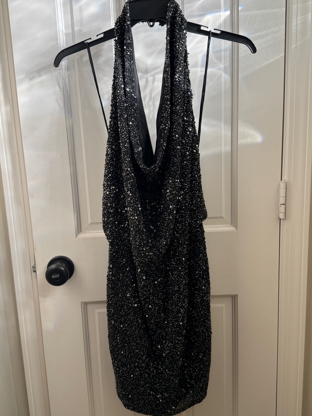 Haute Hippie | Sequin Halter Cocktail dress